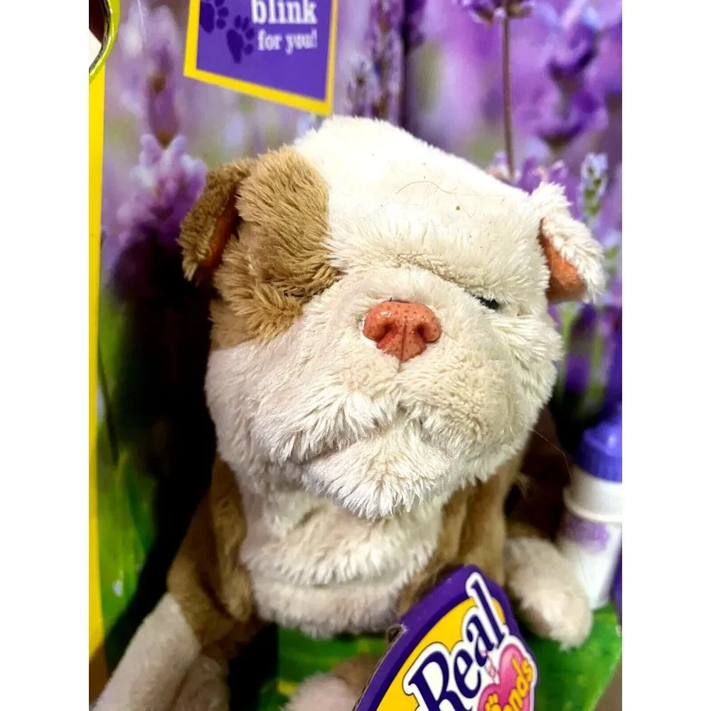 FurReal Friends Newborn Patchwork Puppy Plush Toy New Box Bottle‎ NIB *read* fur